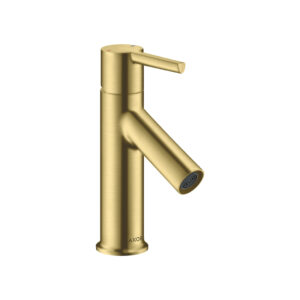 AXOR Starck Single lever basin mixer 80 with pop-up waste - Brushed Brass