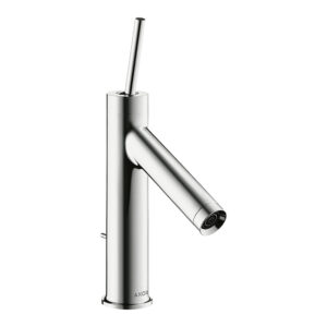 AXOR Starck Single lever basin mixer 90 with pin handle and pop-up waste - Chrome