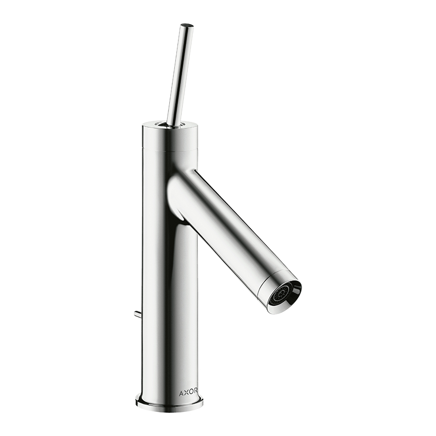 AXOR Starck Single lever basin mixer 90 with pin handle and pop-up waste - Chrome