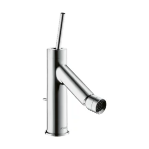AXOR Starck Single lever bidet mixer with pin handle and pop-up waste - Chrome