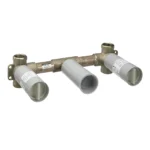 Basic set for 3-hole wall mixer, wall-mounted -