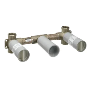 Basic set for 3-hole wall mixer, wall-mounted -