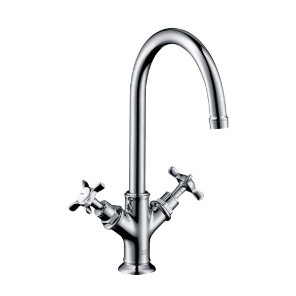 AXOR Montreux 2-handle basin mixer 210 with cross handles without waste ...