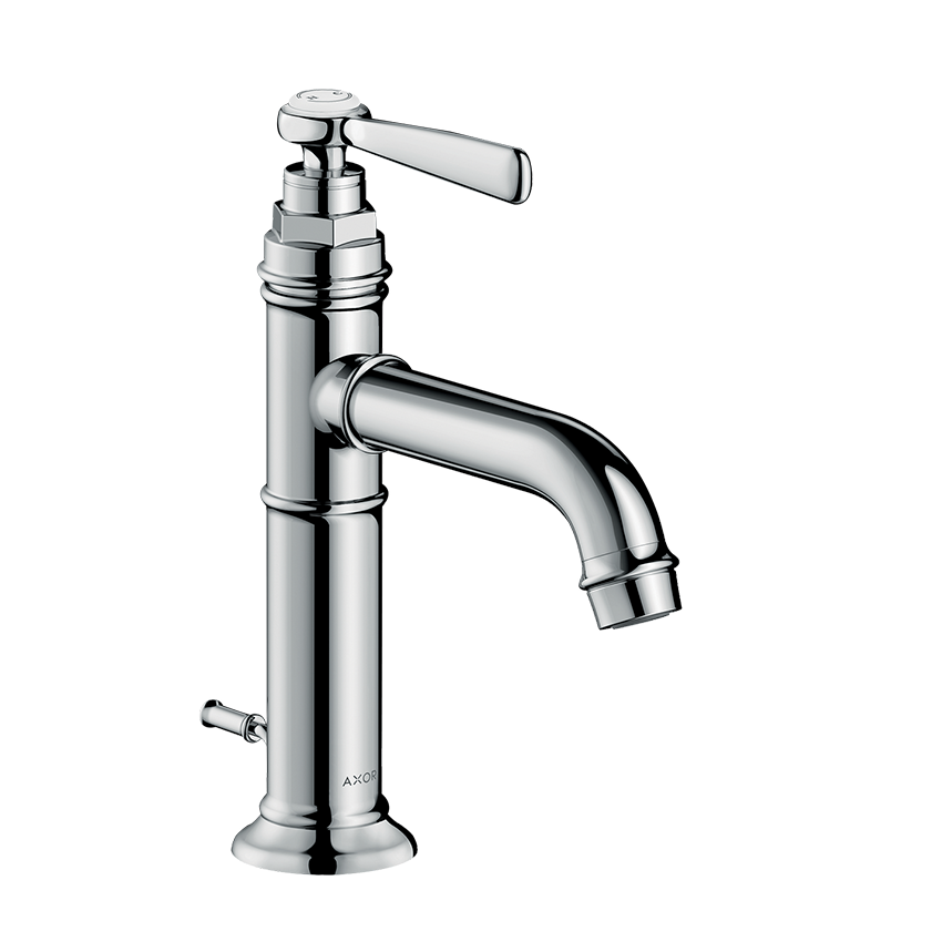 AXOR Montreux Single lever basin mixer 100 with lever handle and pop-up waste - Chrome
