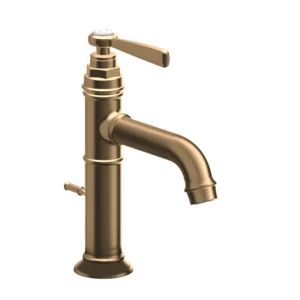 AXOR Montreux Single lever basin mixer 100 with lever handle and pop-up waste - Brushed Bronze