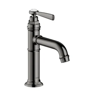 AXOR Montreux Single lever basin mixer 100 with lever handle without waste - Polished Black Chrome