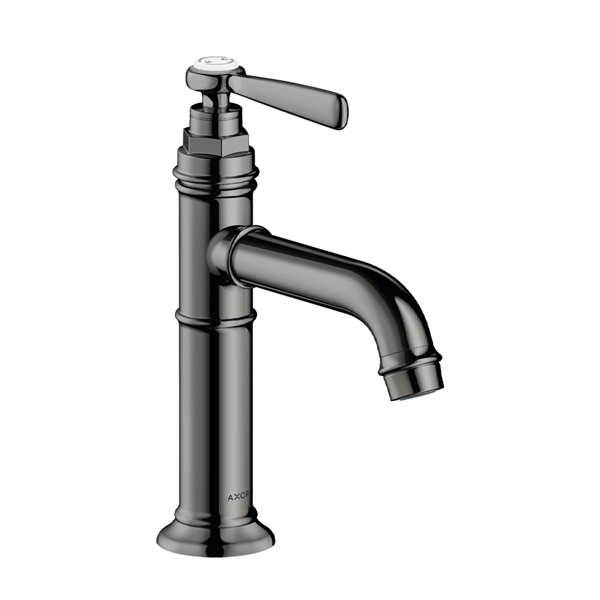 AXOR Montreux Single lever basin mixer 100 with lever handle without waste - Polished Black Chrome