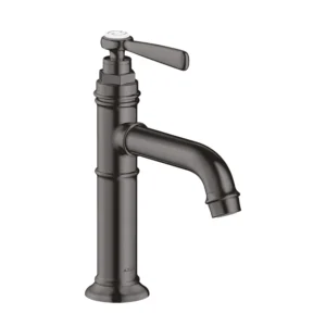 AXOR Montreux Single lever basin mixer 100 with lever handle without waste - Brushed Black Chrome