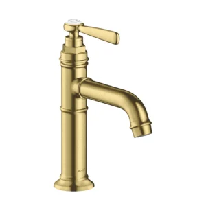 AXOR Montreux Single lever basin mixer 100 with lever handle without waste - Brushed Brass
