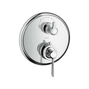 AXOR Montreux Thermostatic mixer for concealed installation with lever landle and shut-off / diverter valve - Chrome