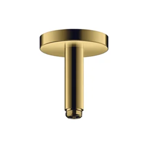 AXOR ShowerSolutions Ceiling connector 100 mm - Polished Gold-Optic
