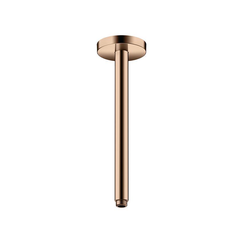 AXOR ShowerSolutions Ceiling connector 100 mm - Polished Redgold