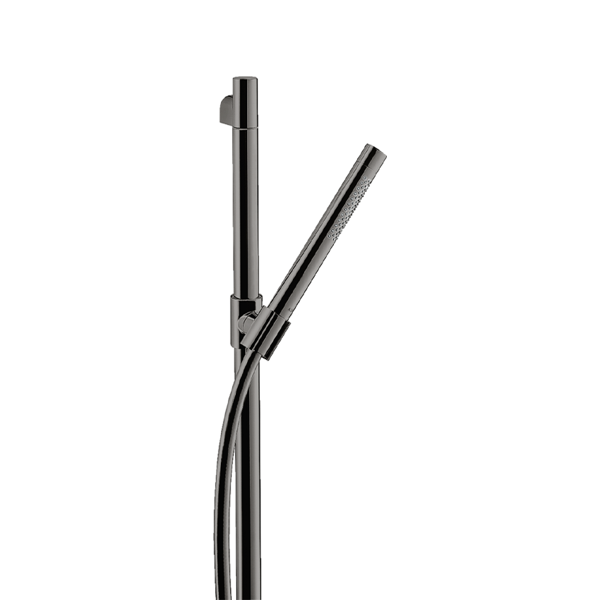 AXOR Starck Shower set 0.90 m with 2jet baton hand shower - Polished Black Chrome