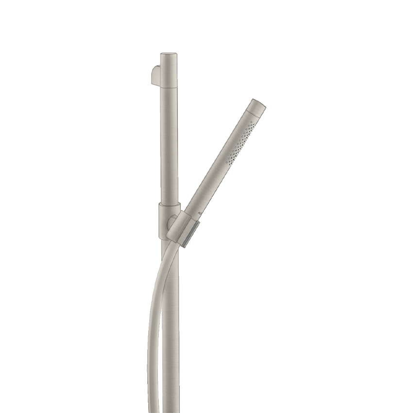 AXOR Starck Shower set 0.90 m with 2jet baton hand shower - Stainless Steel Optic