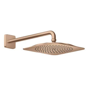 AXOR Citterio C Overhead shower 270/270 1jet EcoSmart  with shower arm Polished Red Gold