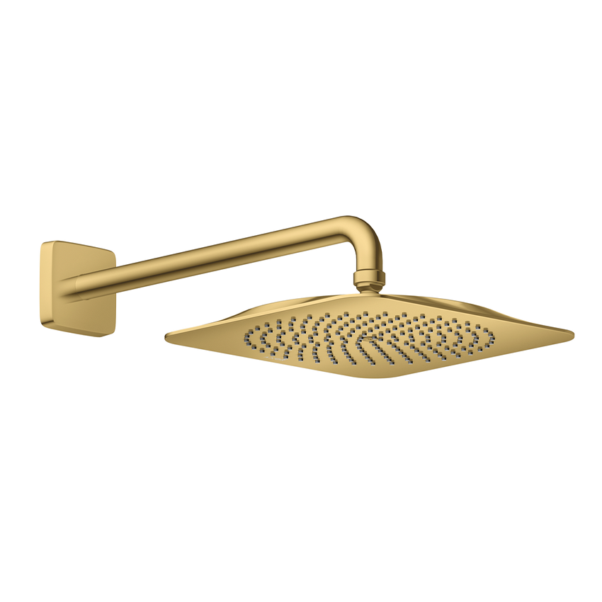 AXOR Citterio C Overhead shower 270/270 1jet EcoSmart with shower arm Polished Gold Optic