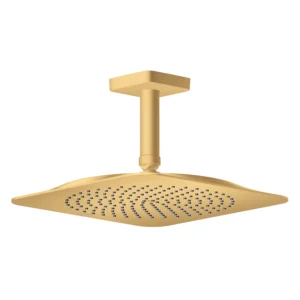 AXOR Citterio C Overhead shower 270/270 1jet EcoSmart  with ceiling connector Brushed Gold Optic