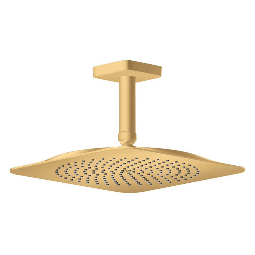 AXOR Citterio C Overhead shower 270/270 1jet EcoSmart with ceiling connector Brushed Gold Optic