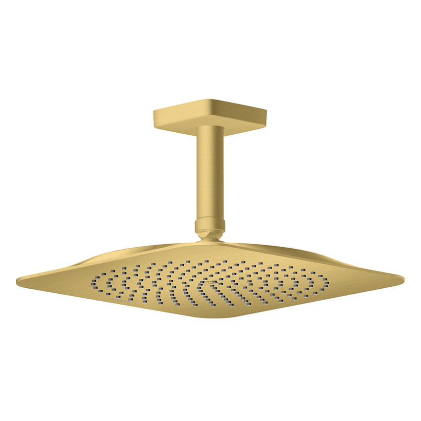 AXOR Citterio C Overhead shower 270/270 1jet EcoSmart with ceiling connector Brushed Brass