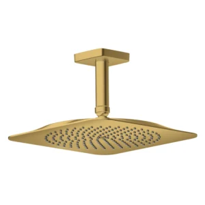 AXOR Citterio C Overhead shower 270/270 1jet EcoSmart  with ceiling connector Polished Gold Optic