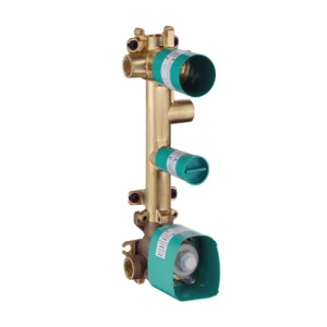 AXOR Citterio Basic set for thermostat module 38 mm x 12 mm for 3 outlets