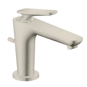 AXOR Citterio C Single lever basin mixer 90 with CoolStart for hand washbasins and pop-up waste set Stainless Steel Optic