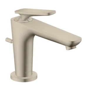AXOR Citterio C Single lever basin mixer 90 with CoolStart for hand washbasins and pop-up waste set Brushed Nickel