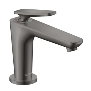 AXOR Citterio C Single lever basin mixer 90 with CoolStart for hand washbasins and waste set Polished Black Chrome