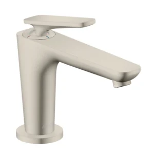 AXOR Citterio C Single lever basin mixer 90 with CoolStart for hand washbasins and waste set Stainless Steel Optic