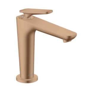 AXOR Citterio C Single lever basin mixer 125 with CoolStart and pop-up waste set Brushed Red Gold