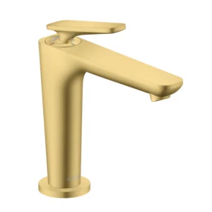AXOR Citterio C Single lever basin mixer 125 with CoolStart and pop-up waste set Brushed Brass