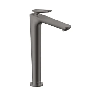 AXOR Citterio C Single lever basin mixer 250 with CoolStart and waste set, cubic cut -  Polished Black Chrome
