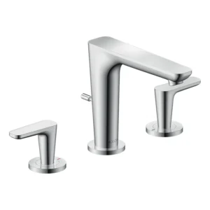 AXOR Citterio C 3-hole basin mixer 125 with pop-up waste set -  Chrome