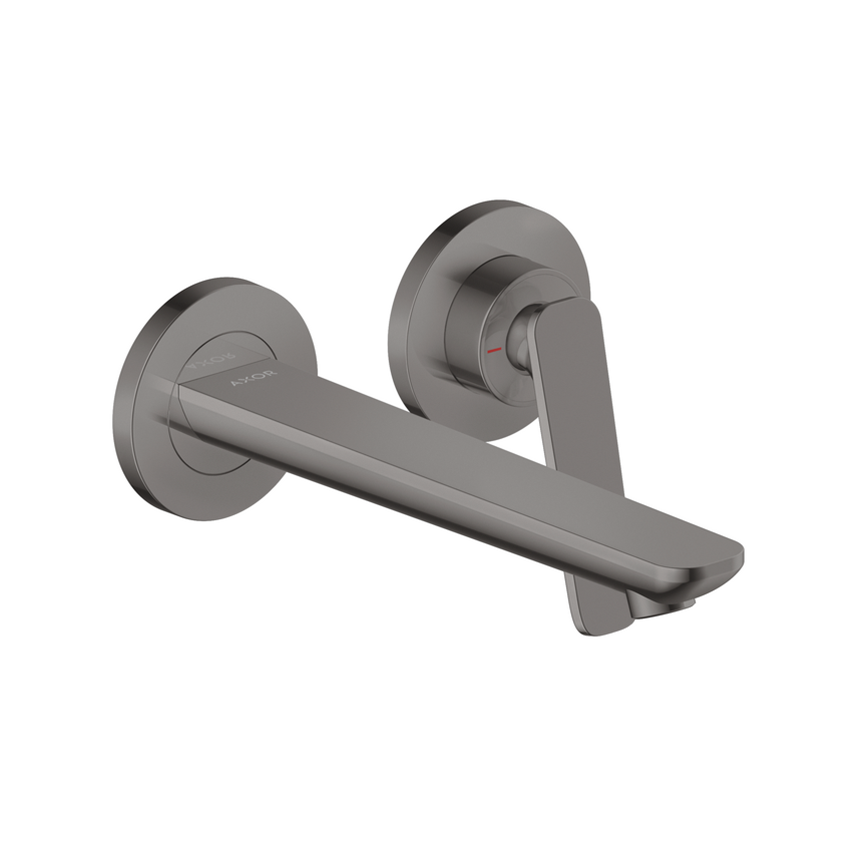 AXOR Citterio C Single lever basin mixer for wall-mounted with spout 195 mm - Polished Black Chrome