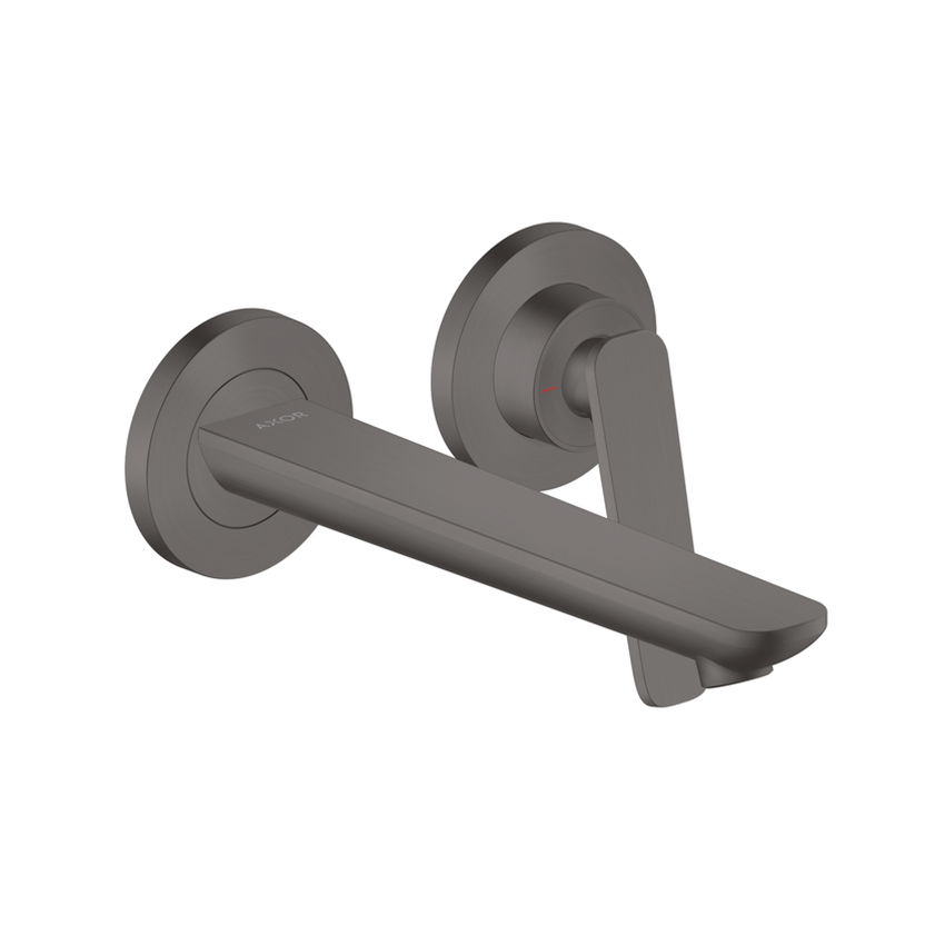AXOR Citterio C Single lever basin mixer for wall-mounted with spout 195 mm - Brushed Black Chrome