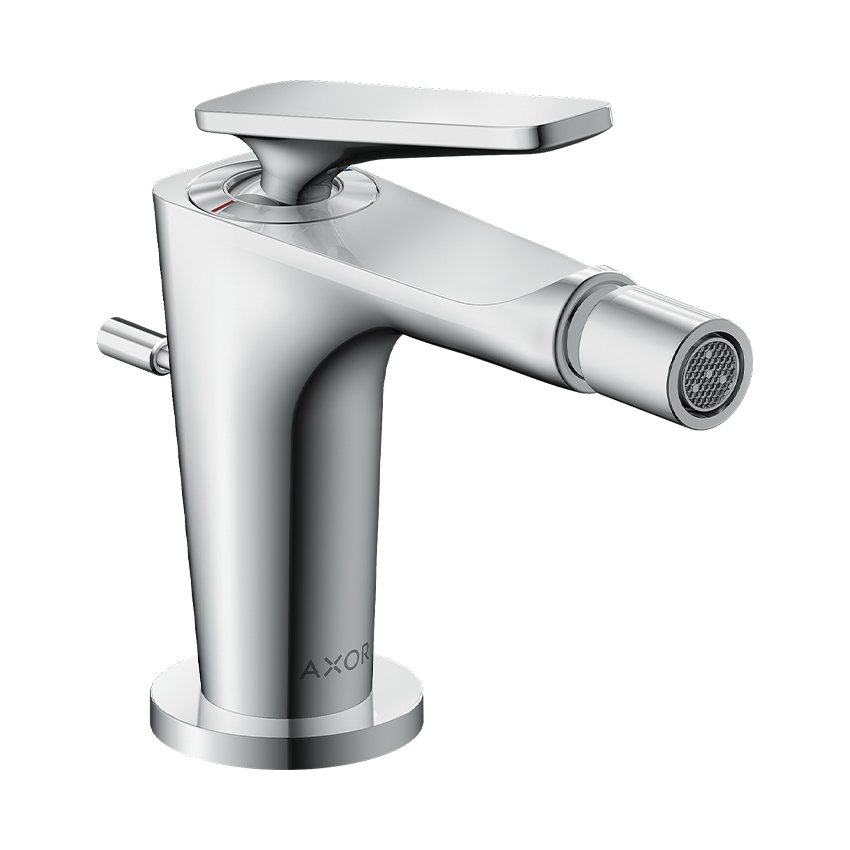 AXOR Citterio C Single lever bidet mixer with pop-up waste set- Chrome