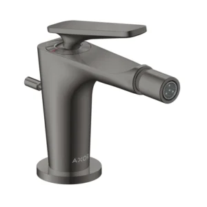 AXOR Citterio C Single lever bidet mixer with pop-up waste set-  Polished Black Chrome