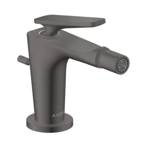 AXOR Citterio C Single lever bidet mixer with pop-up waste set-  Brushed Black Chrome
