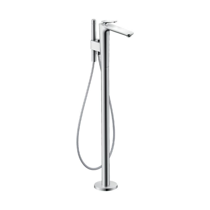 AXOR Citterio C Single lever bath mixer floor-standing, Cubic Cut - Chrome
