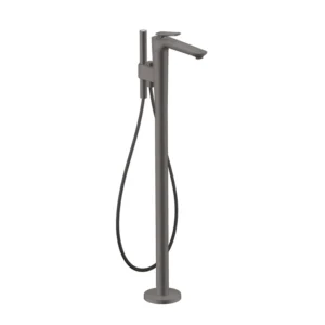AXOR Citterio C Single lever bath mixer floor-standing, Cubic Cut -  Brushed Black Chrome