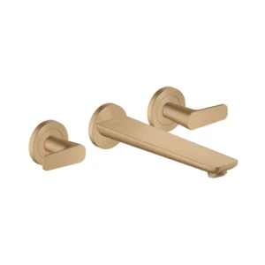 AXOR Citterio C 3-hole bath mixer for concealed installation wall-mounted -  Brushed Bronze