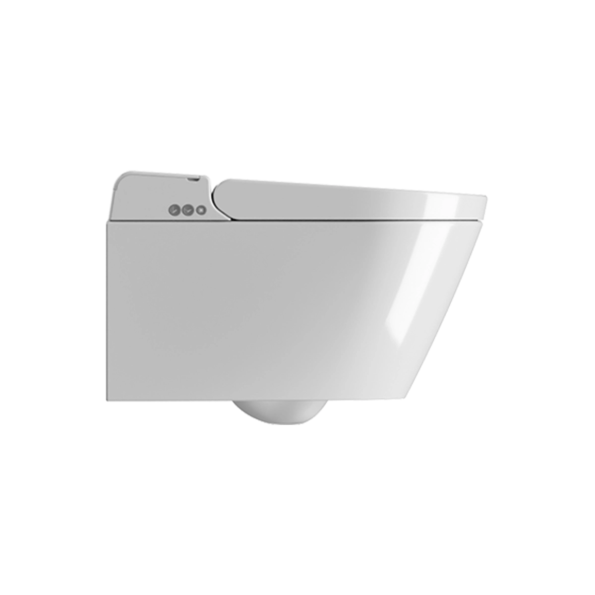 GSI Kube X WC Electronic 59cm Swirlflush® Wall Mounted Toilet - Image 3
