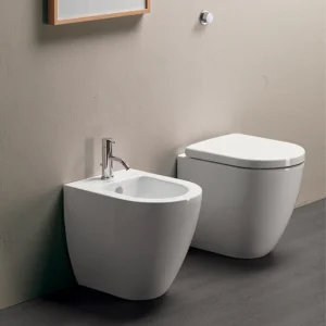 GSI Pura 50cm Swirlflush® Back To Wall Toilet With Slimline Seat