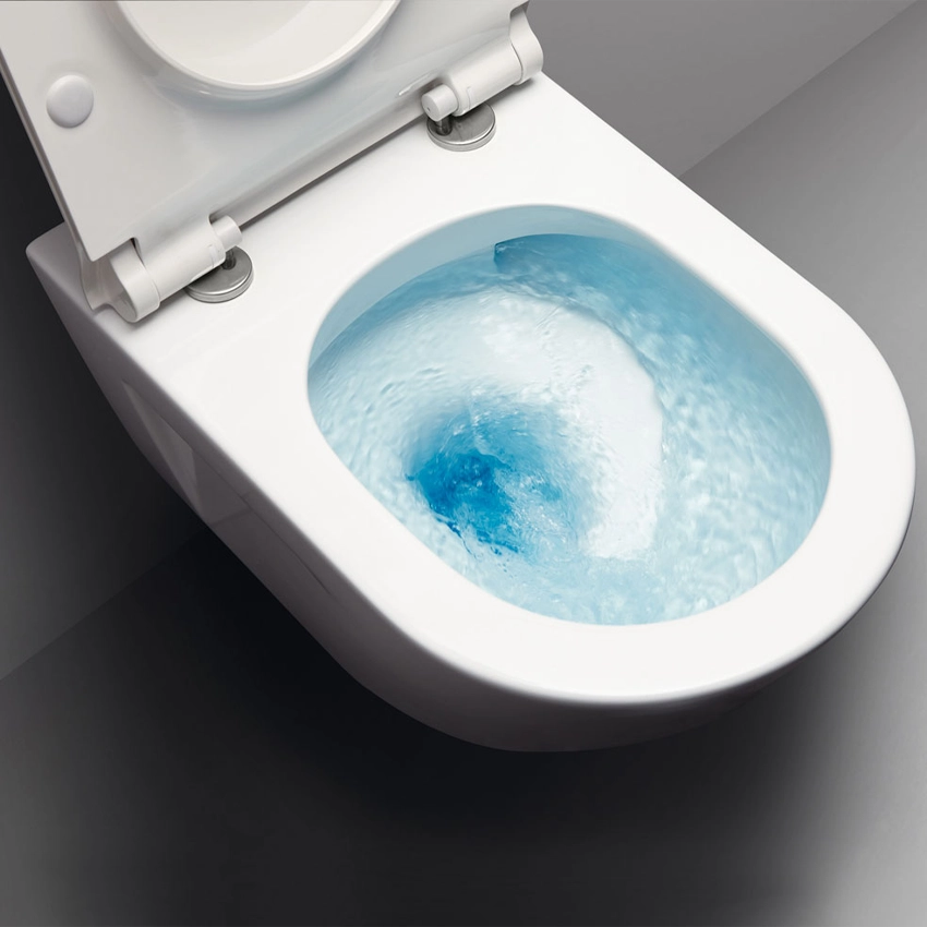 GSI Pura 55cm Swirlflush® Wall Mounted Toilet With Slimline Seat - Image 4