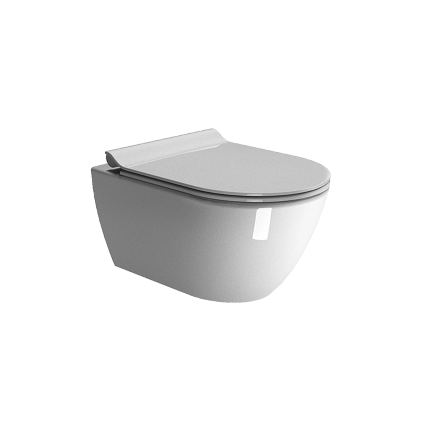 GSI Pura 55cm Swirlflush® Wall Mounted Toilet With Slimline Seat - Image 2