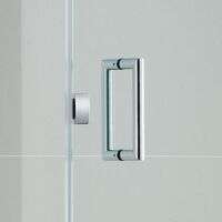Makti Illusion Corner Hinged Door Inc. Integrated Tray - Image 3