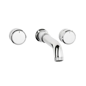 Swadling Engineer Wall Bath Mixer,Curved Spout