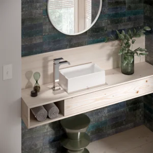 TOTO CS Square Vessel Basin, 400mm