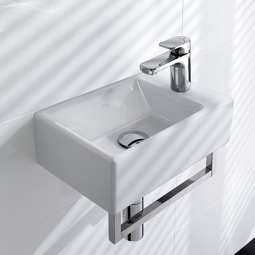 Villeroy & Boch Memento Cloakroom Basin and Towel Rail