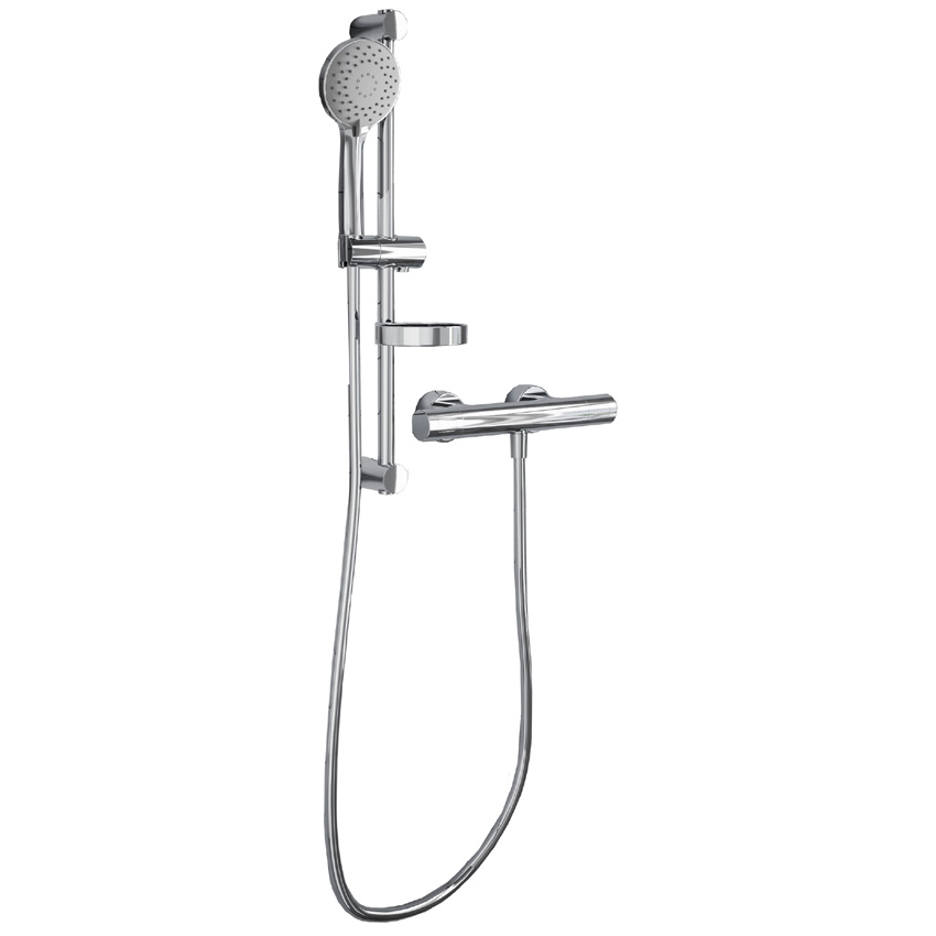 Villeroy & Boch Round Exposed Thermostatic Shower Mixer Set